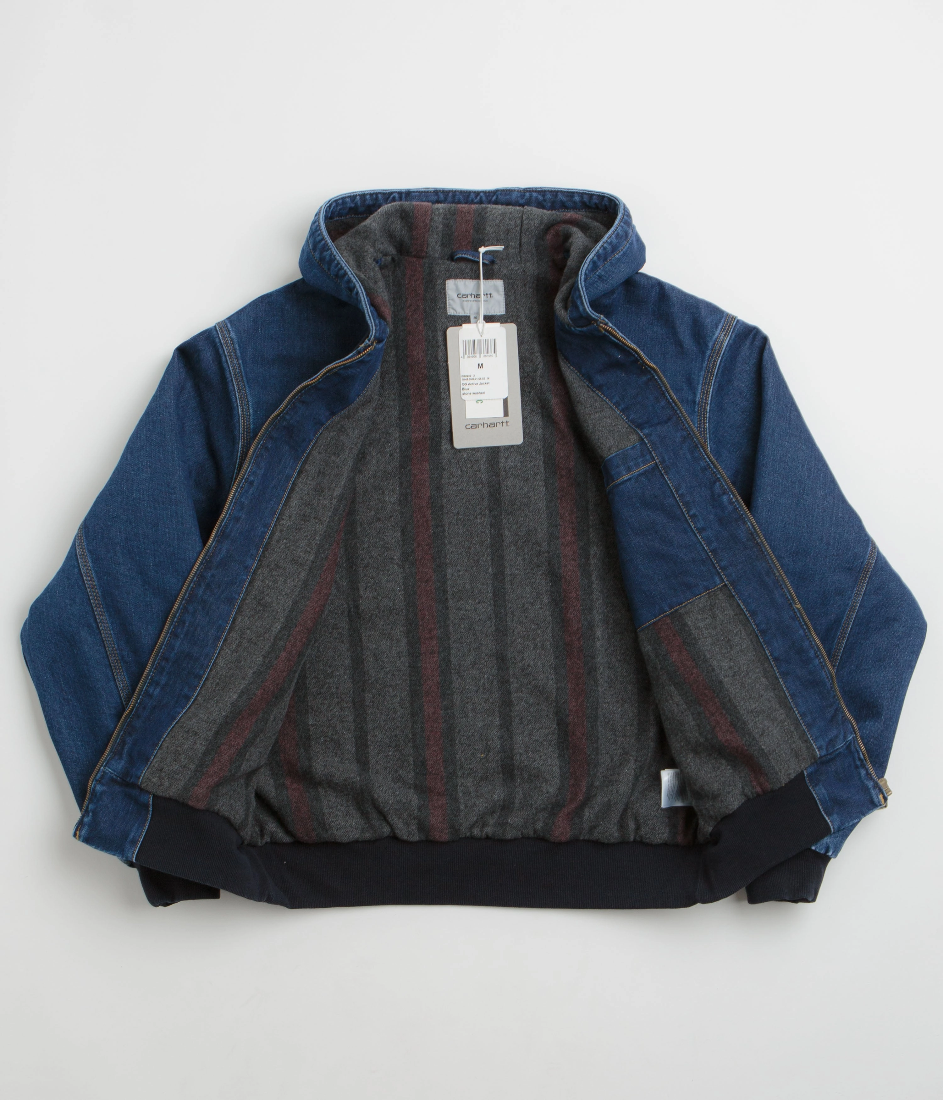 Carhartt OG Active Jacket - Blue Stone Washed Active Wear Protection