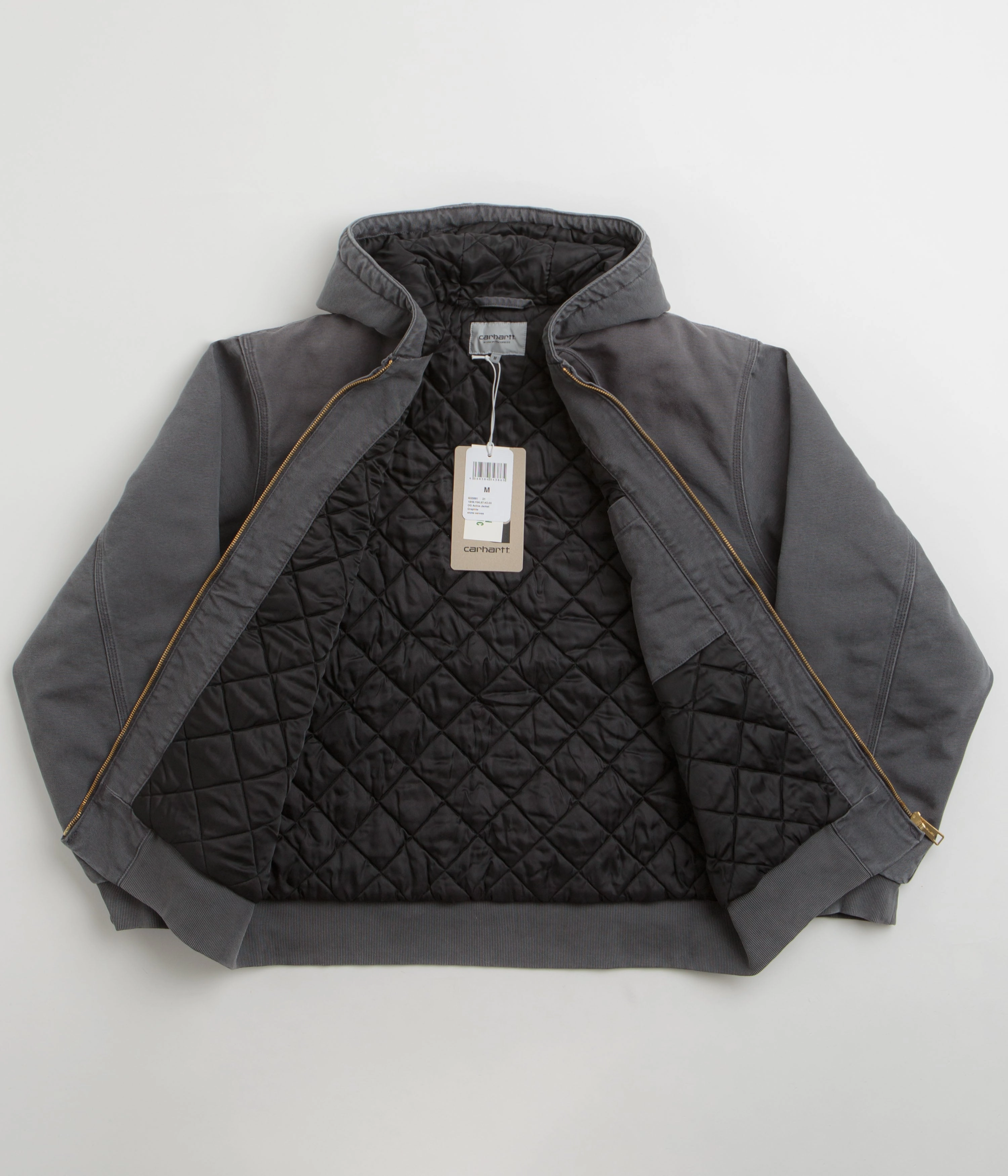 Tolerance popular among fashionistas Carhartt OG Active Jacket - Graphite Stone Canvas