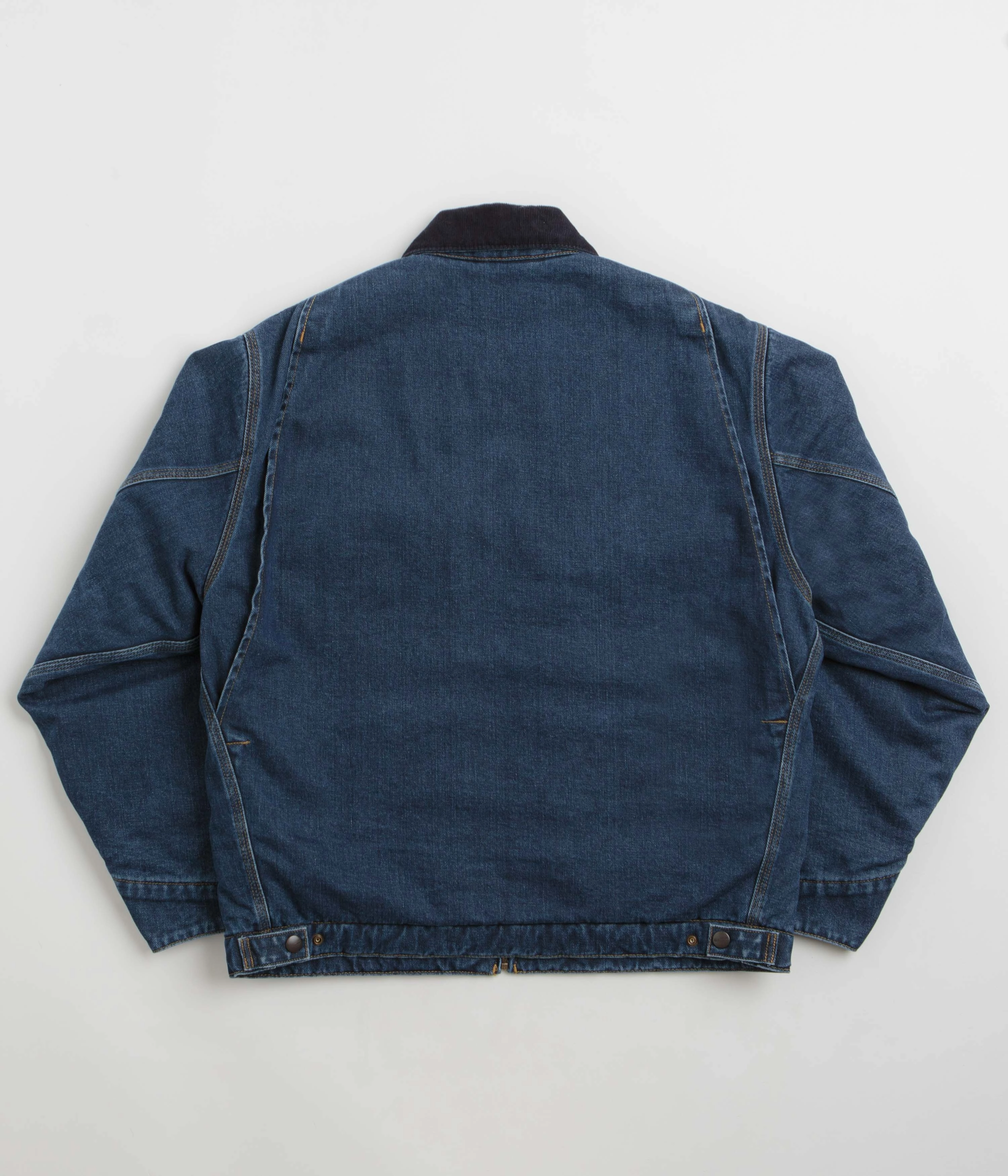 Universal Backpack Compatibility Carhartt OG Detroit Jacket - Blue / Dark Navy Stone Washed