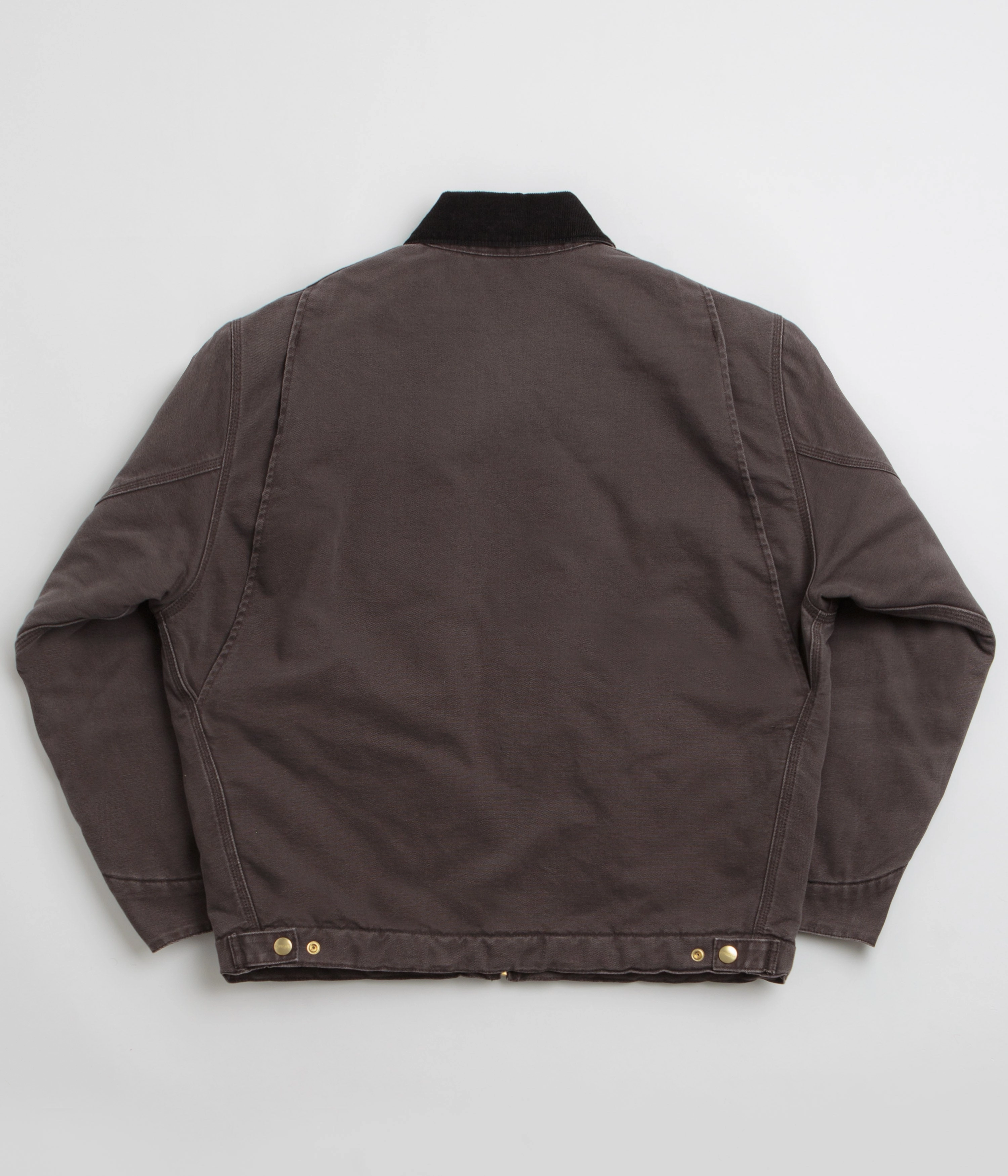 Carhartt OG Detroit Jacket - Tobacco / Black Stone Canvas traveler Propose