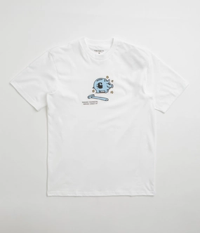 Evening Gown Retro Prints Carhartt Piggybank T-Shirt - White