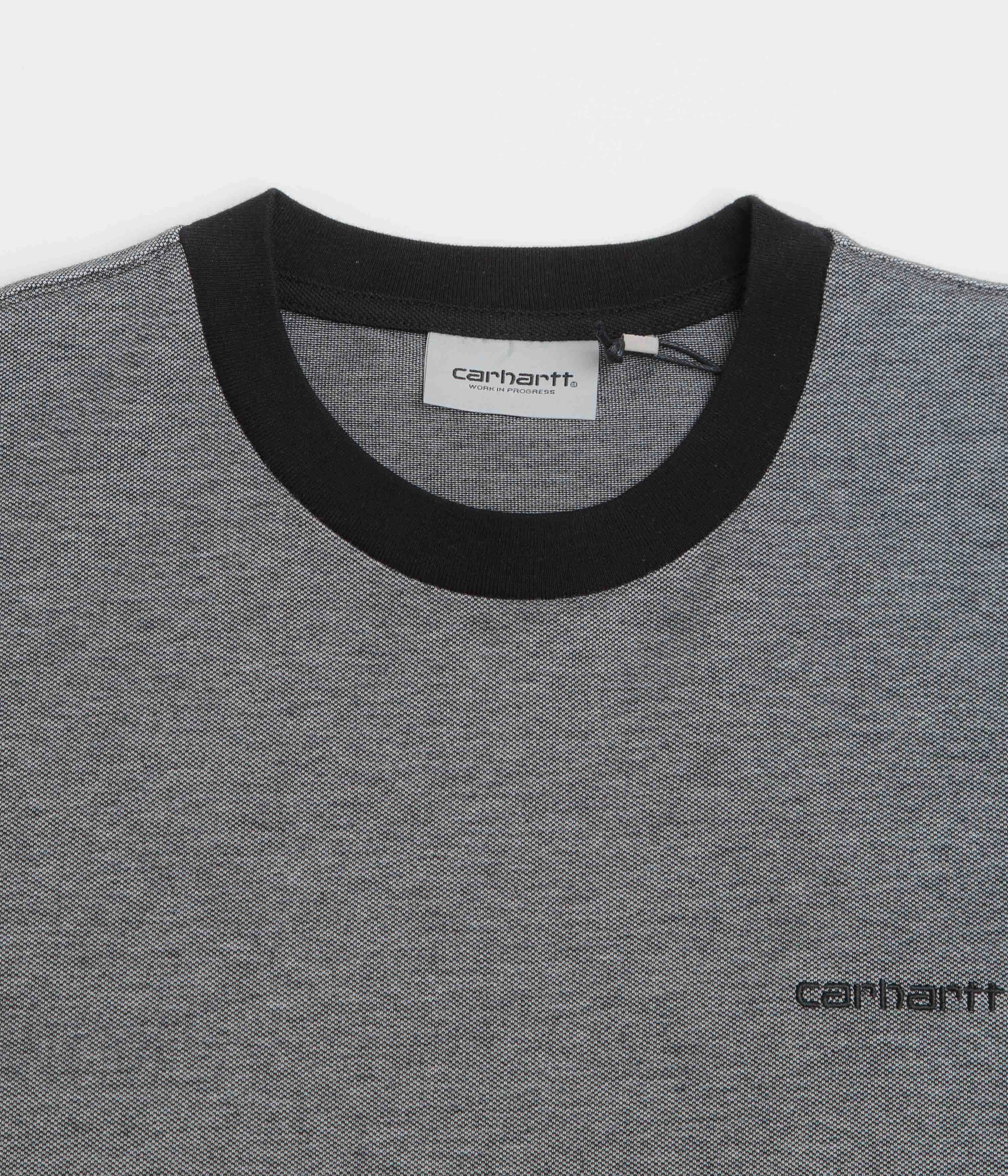 Carhartt Pique T-Shirt - Black / White / Black Travel Essential ruffles