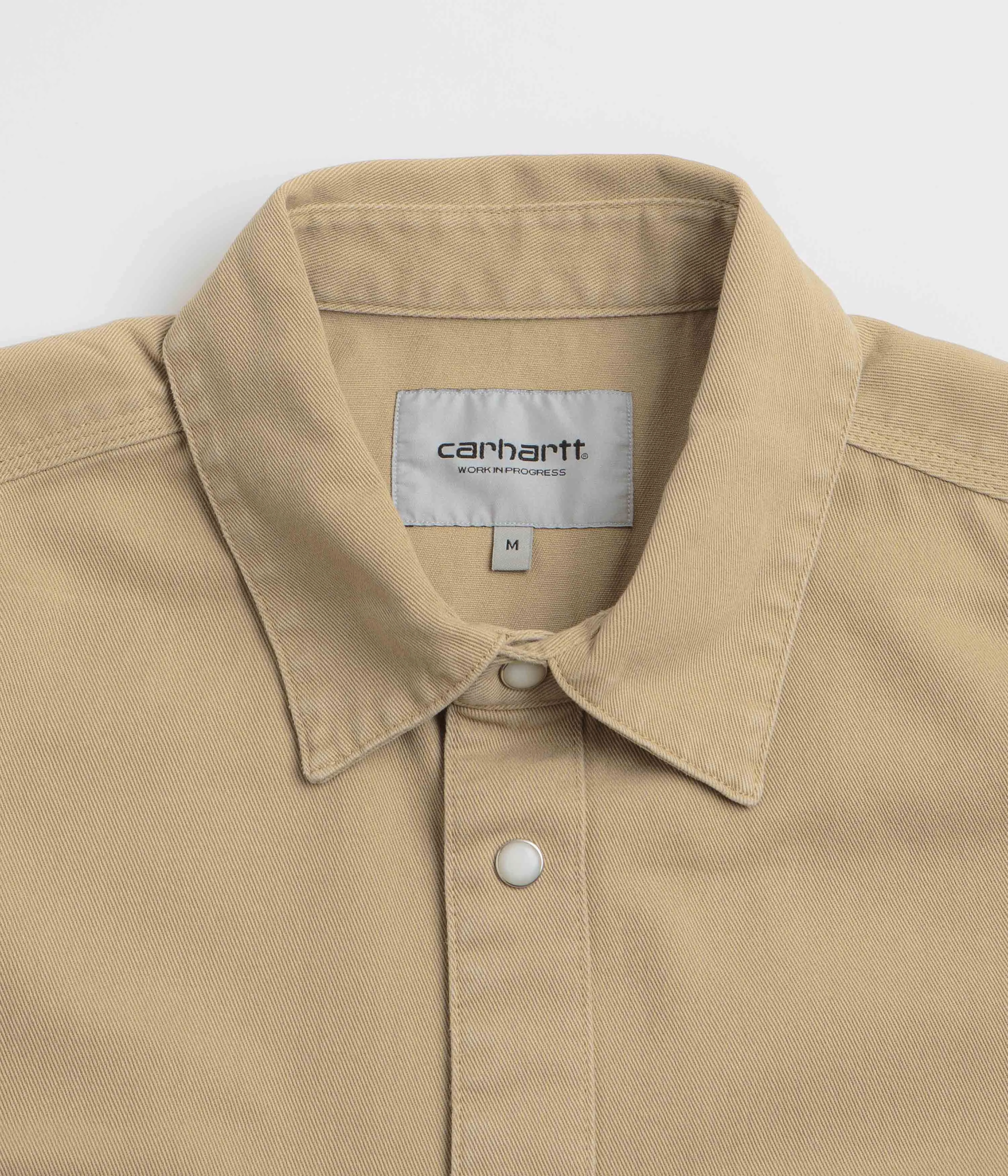 Carhartt Santa Fe Shirt - Dusty Hamilton Brown Eco Friendly Dye Smart Layering