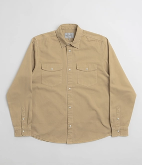 Carhartt Santa Fe Shirt - Dusty Hamilton Brown Holiday Travel