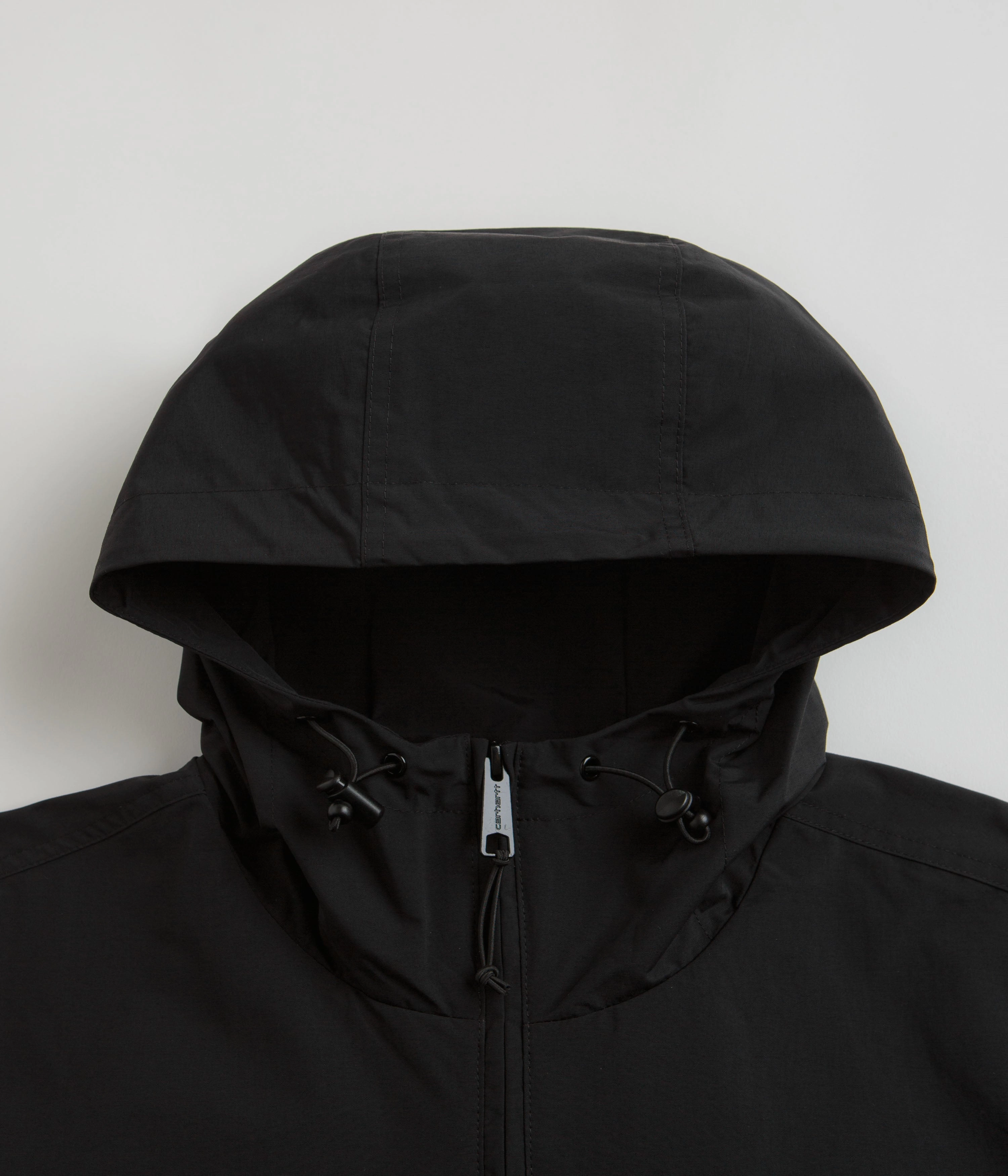 Carhartt Summer Windbreaker Pullover Jacket - Black / White suitable for anniversaries
