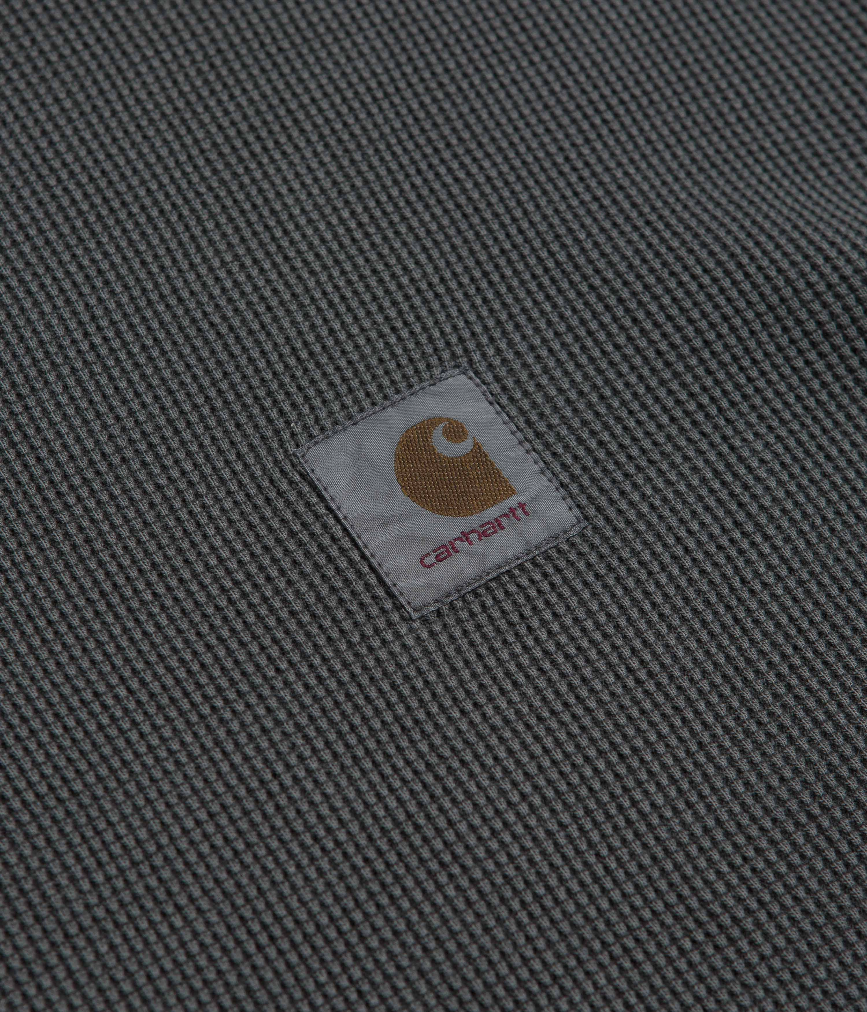 Carhartt Vista Waffle Long Sleeve T-Shirt - Black zoo Zumba