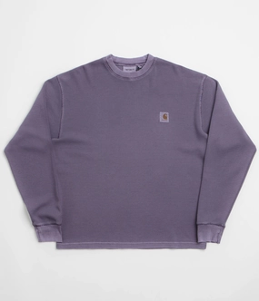 Carhartt Vista Waffle Long Sleeve T-Shirt - Lakers Frayed hem Easy to Wear