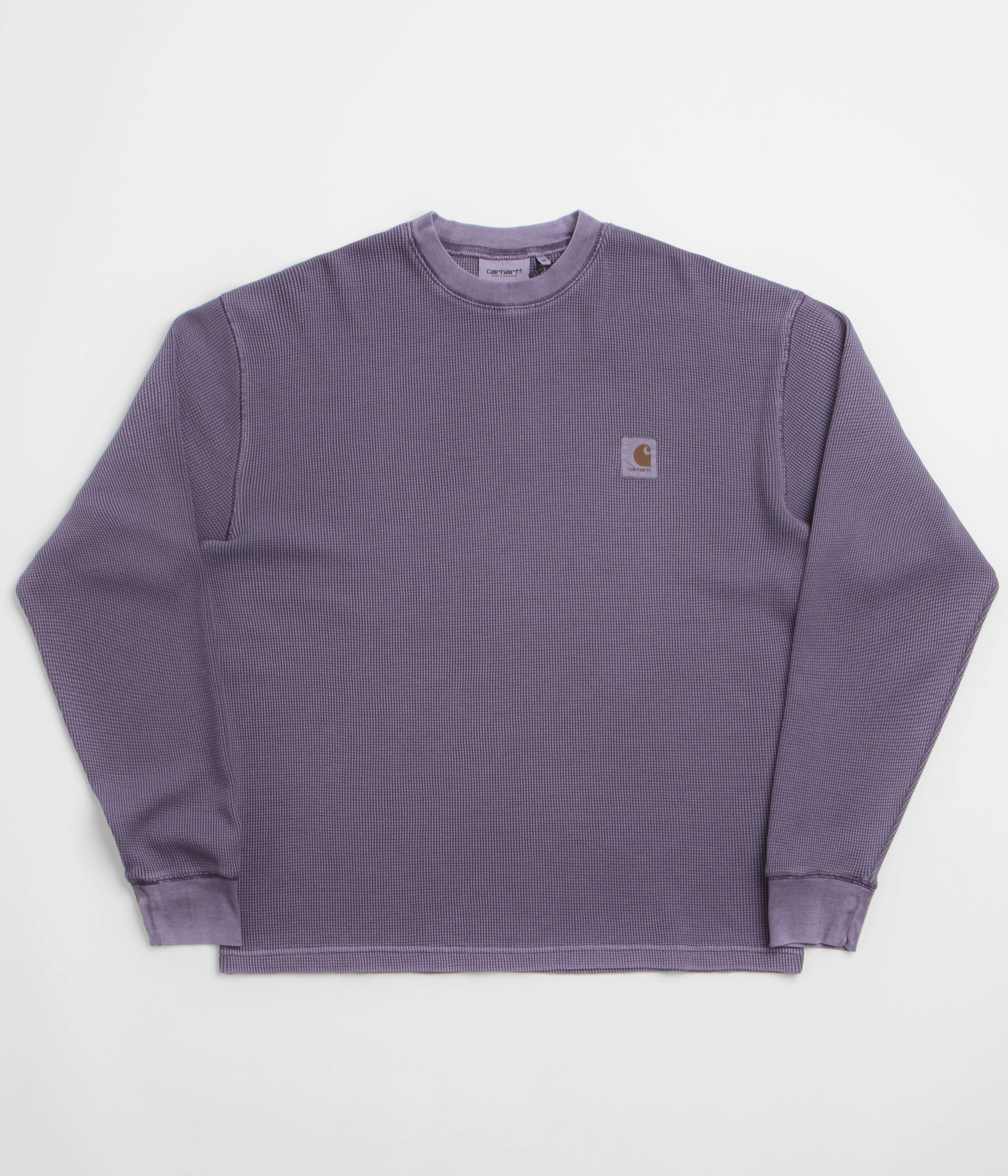 Carhartt Vista Waffle Long Sleeve T-Shirt - Lakers Frayed hem Easy to Wear