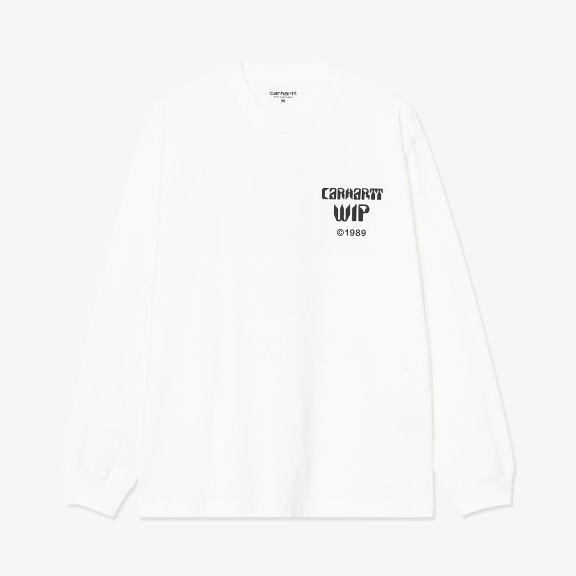 Carhartt WIP Better Dreams Long Sleeve T-Shirt White visible details