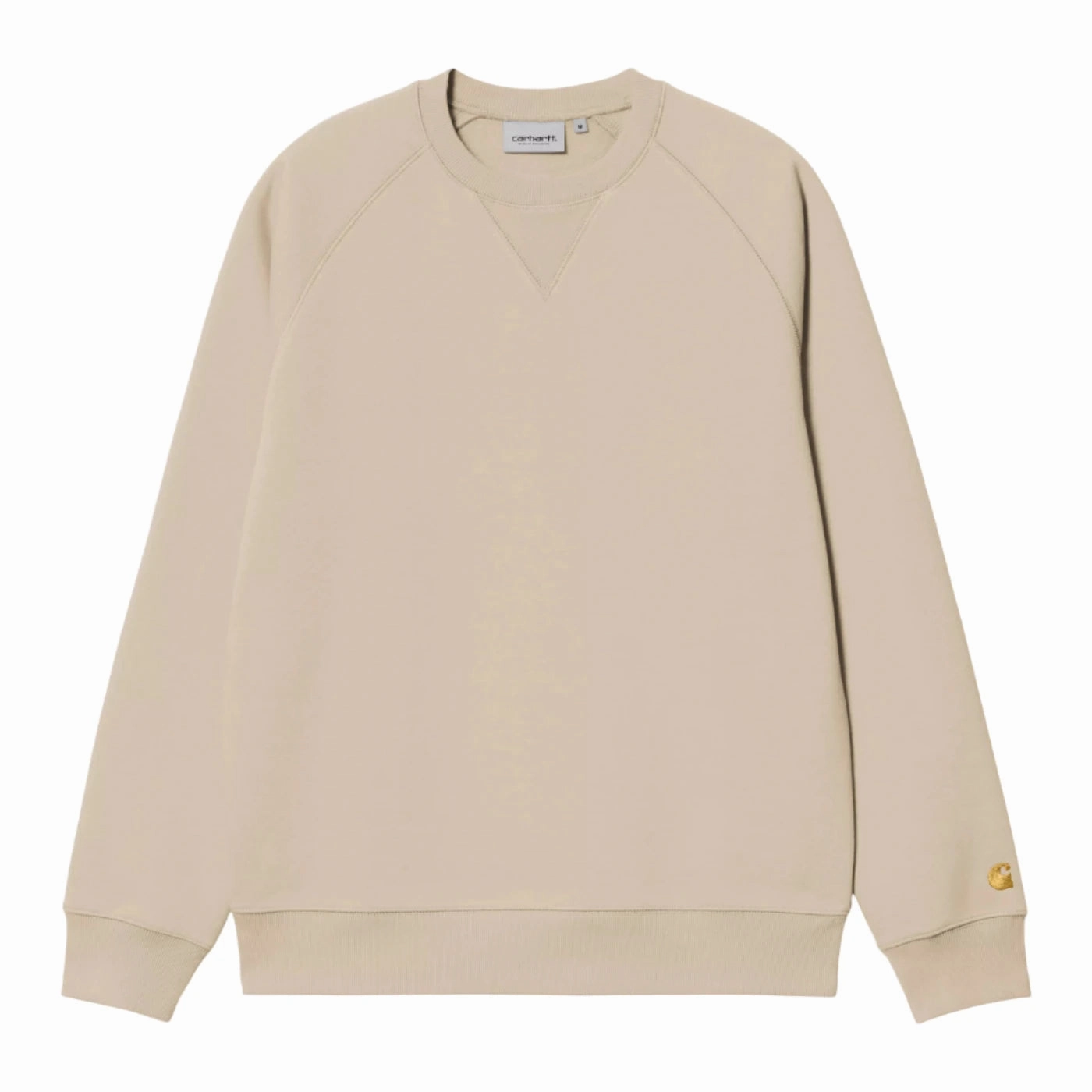 Carhartt WIP Chase Sweatshirt - Fleur De Sel / Gold Cozy Coverage