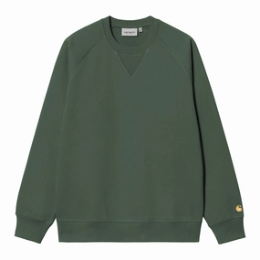 Carhartt WIP Chase Sweatshirt - Sycamore Tree / Gold Core Active