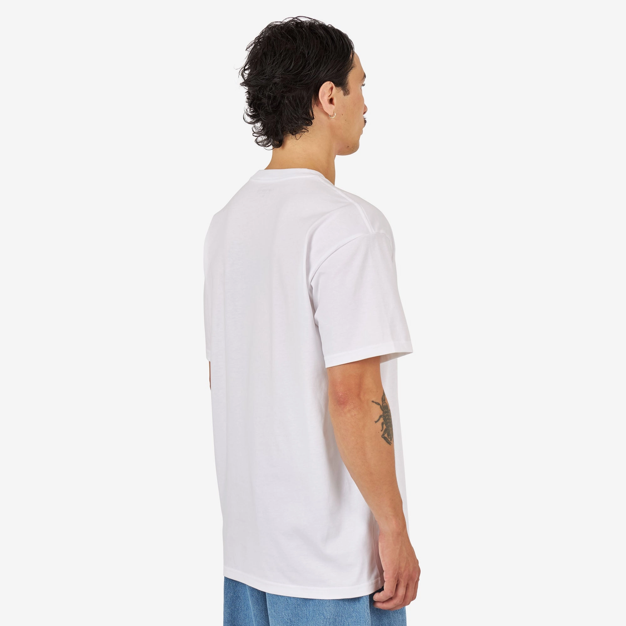 Carhartt WIP Chase T-shirt White / Gold Slim-fit plane venue