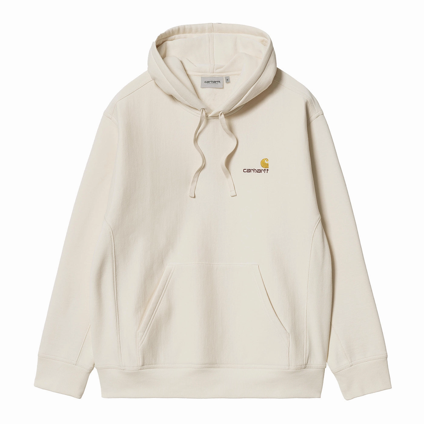 Carhartt WIP Hooded American Script Sweat Hoodie - Natural solo adventure