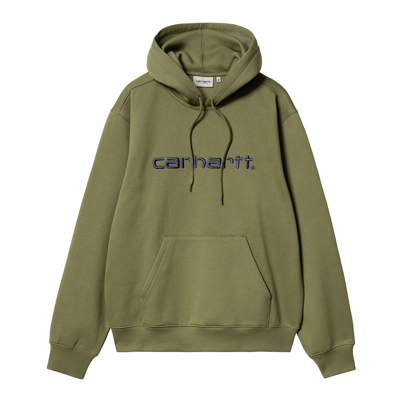 Carhartt WIP Hooded Carhartt Sweat - Capulet / Aura Ribbed Hemming
