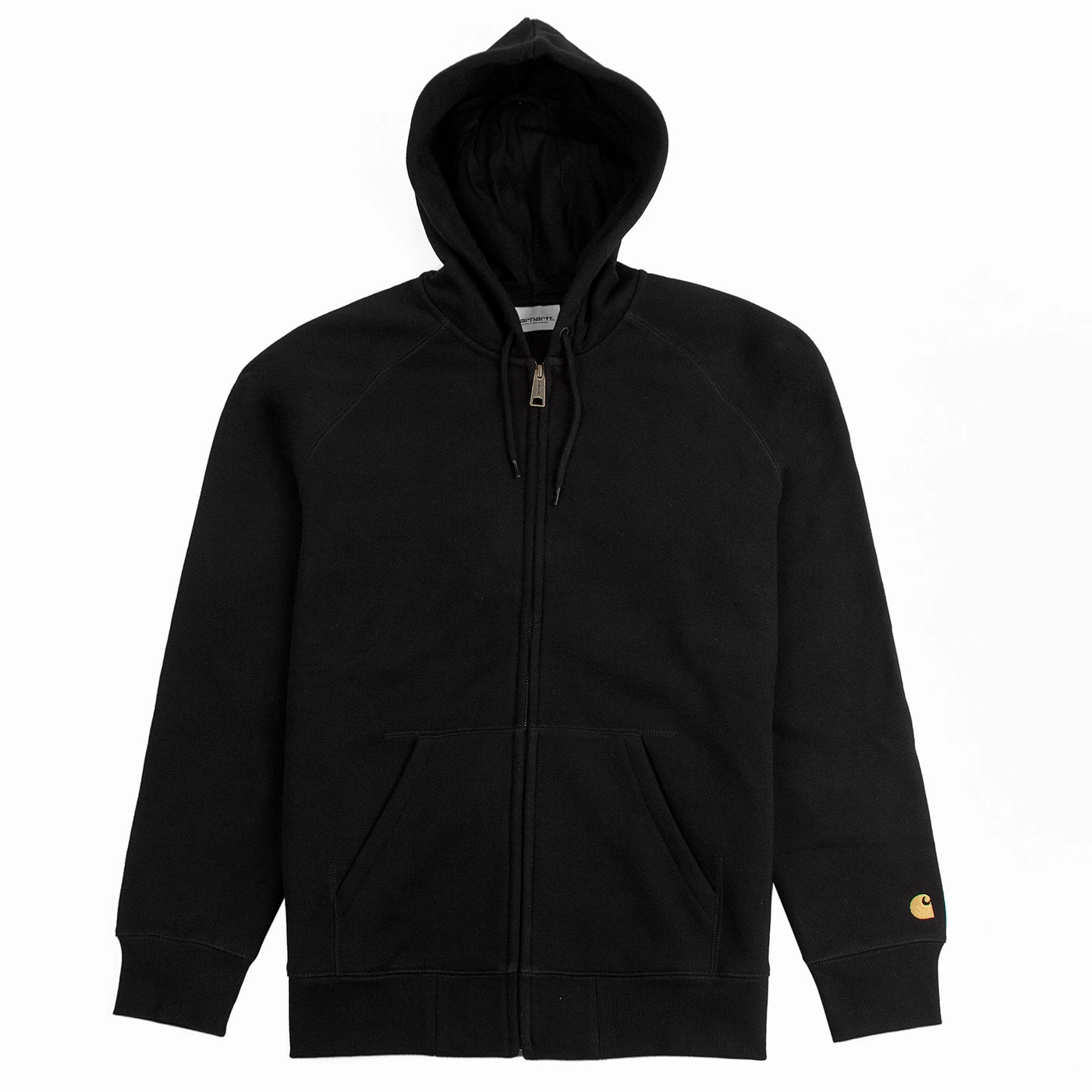 Chipmunk like Owl like Carhartt WIP Hooded Chase Jacket - Black / Gold
