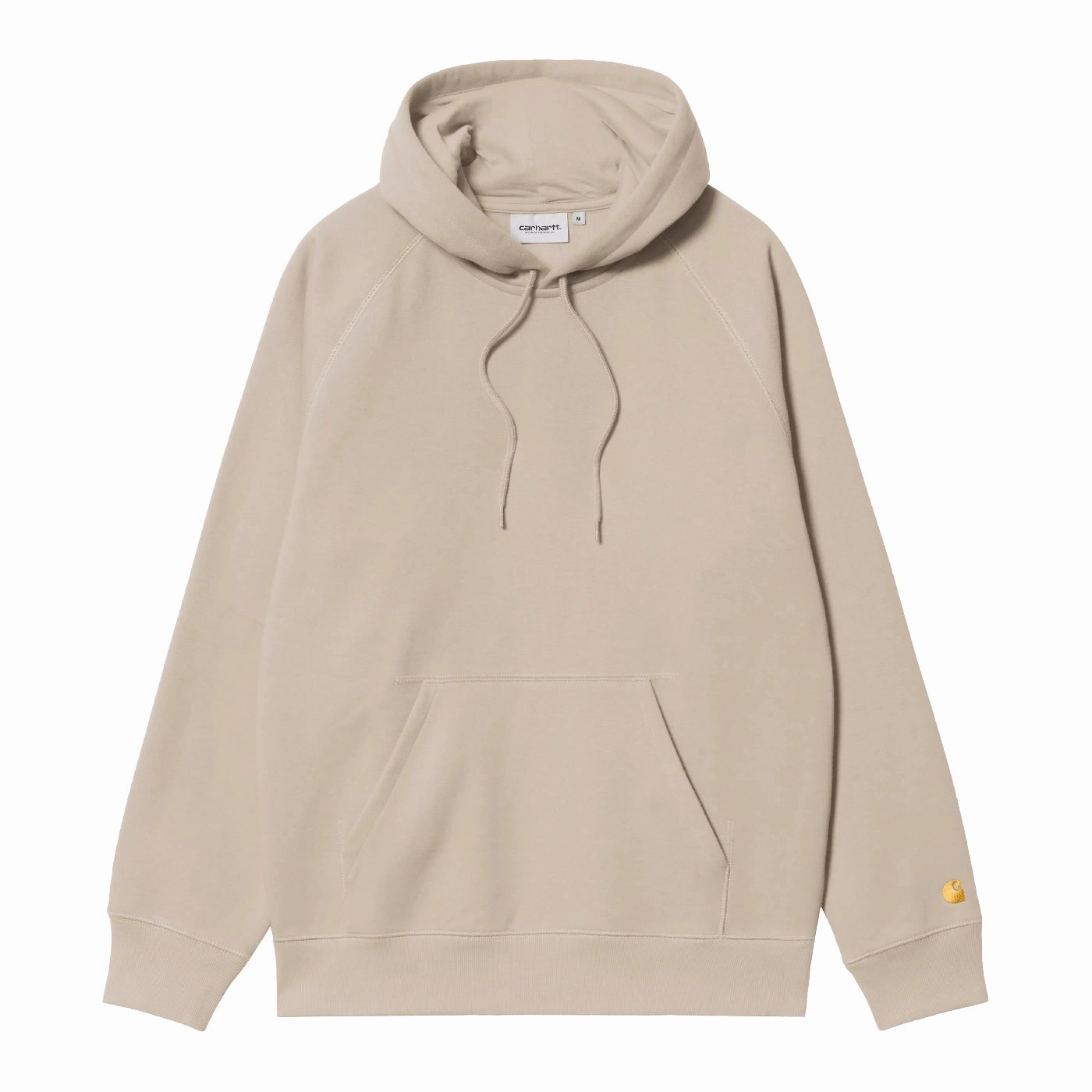 Winter Apparel Bilby like Carhartt WIP Hooded Chase Sweat -  Fleur De Sel / Gold