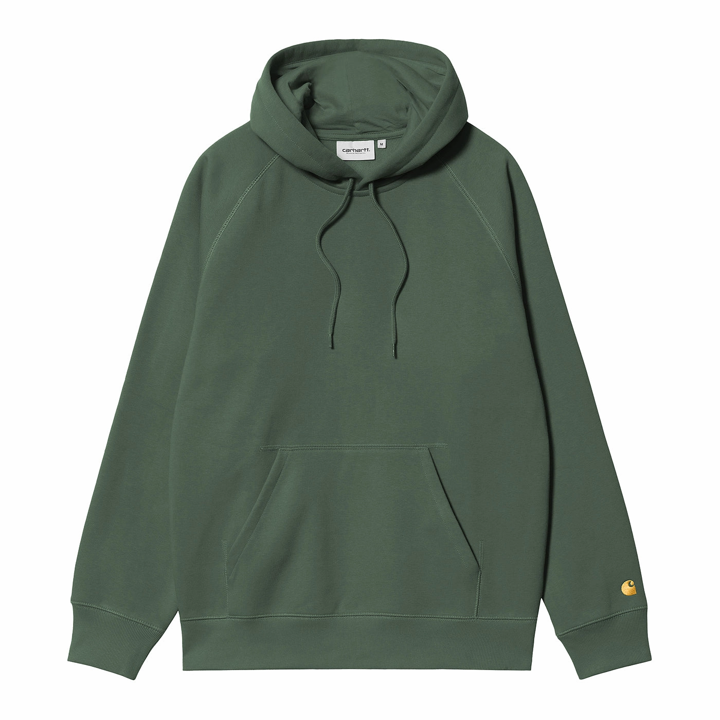 Sport Layer Carhartt WIP Hooded Chase Sweat -  Sycamore Tree / Gold