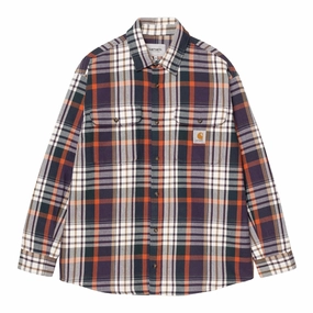 Breathable Style Carhartt WIP L/S Tamblyn Shirt - Tamblyn Check / Lokers