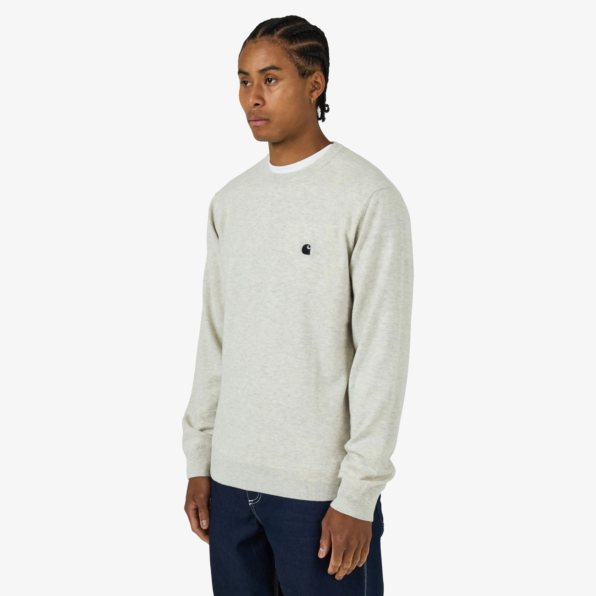 Carhartt WIP Madison Sweater Fleur De Sel Washable product stock