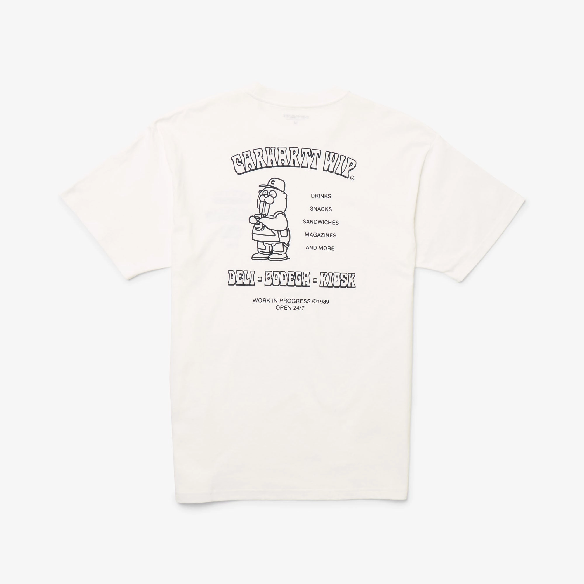 Carhartt WIP Sandwich T-Shirt White short size Lounge-wear