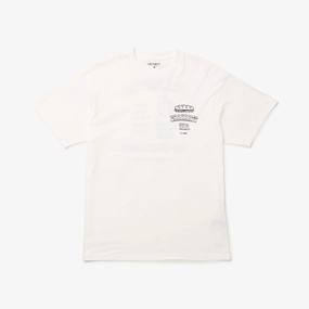 Carhartt WIP Sandwich T-Shirt White cutoff shorts silhouette