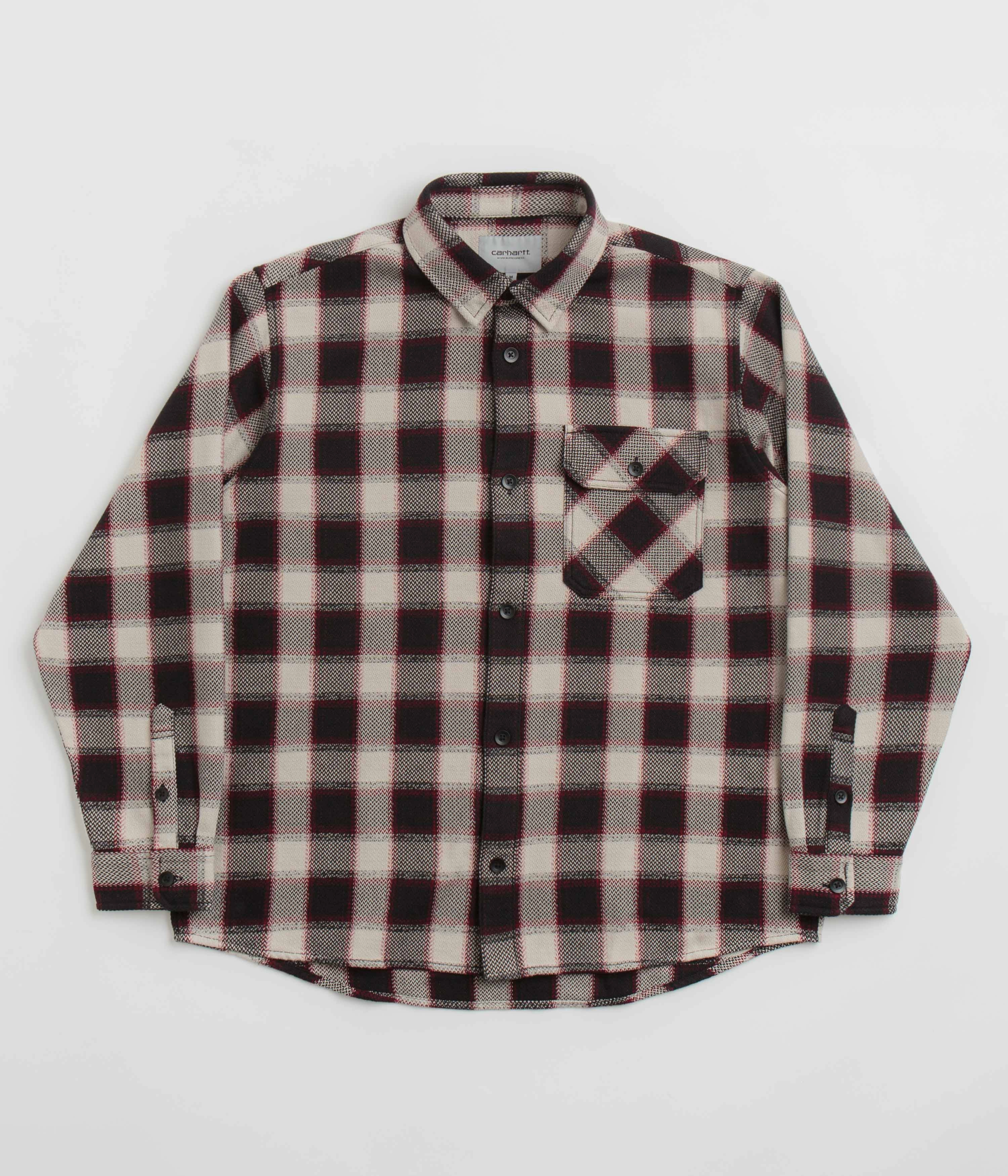 Ventilated Back Panel Carhartt Witten Shirt - Witten Check / Moonbeam