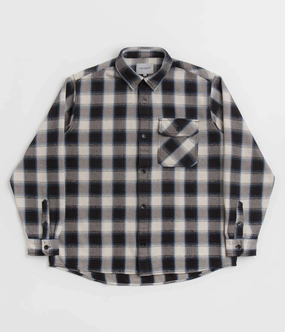 Carhartt Witten Shirt - Witten Check / Natural Hidden Button Placket Functional Wear