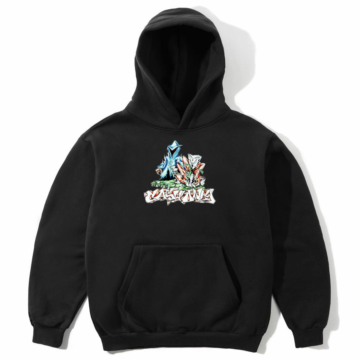 Minimal Comfort Earth Tones Cash Only - Reaper Hoodie Black