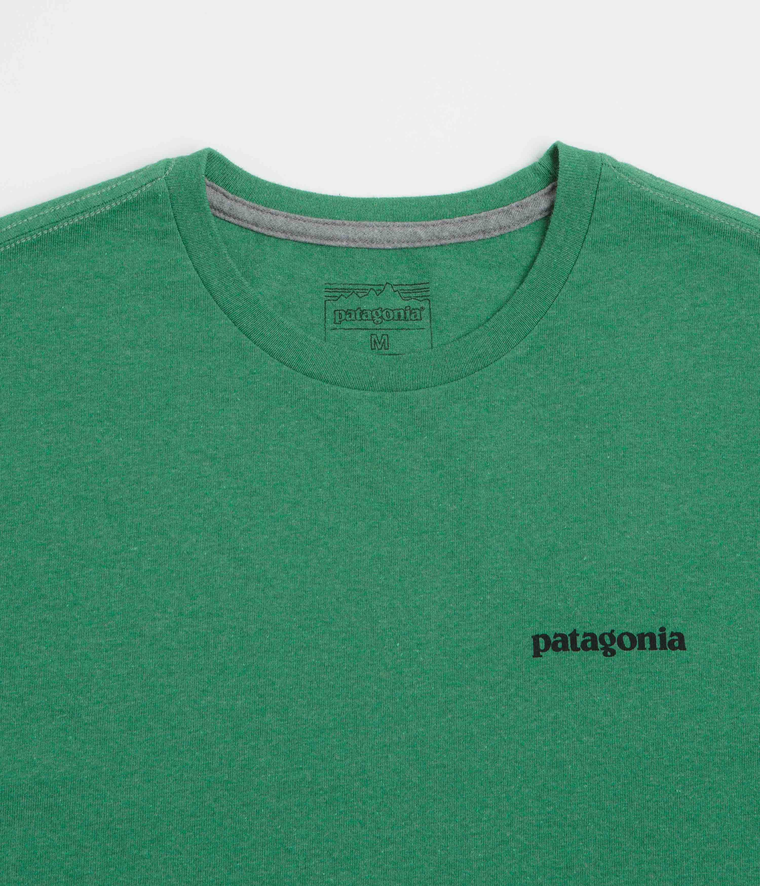 Patagonia P-6 Logo Responsibili-Tee T-Shirt - P-6 Outline: Heartleaf Green festival event