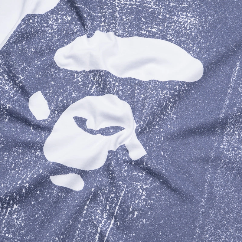 cruise venue A Bathing Ape Water Print College Relaxed Tee - White