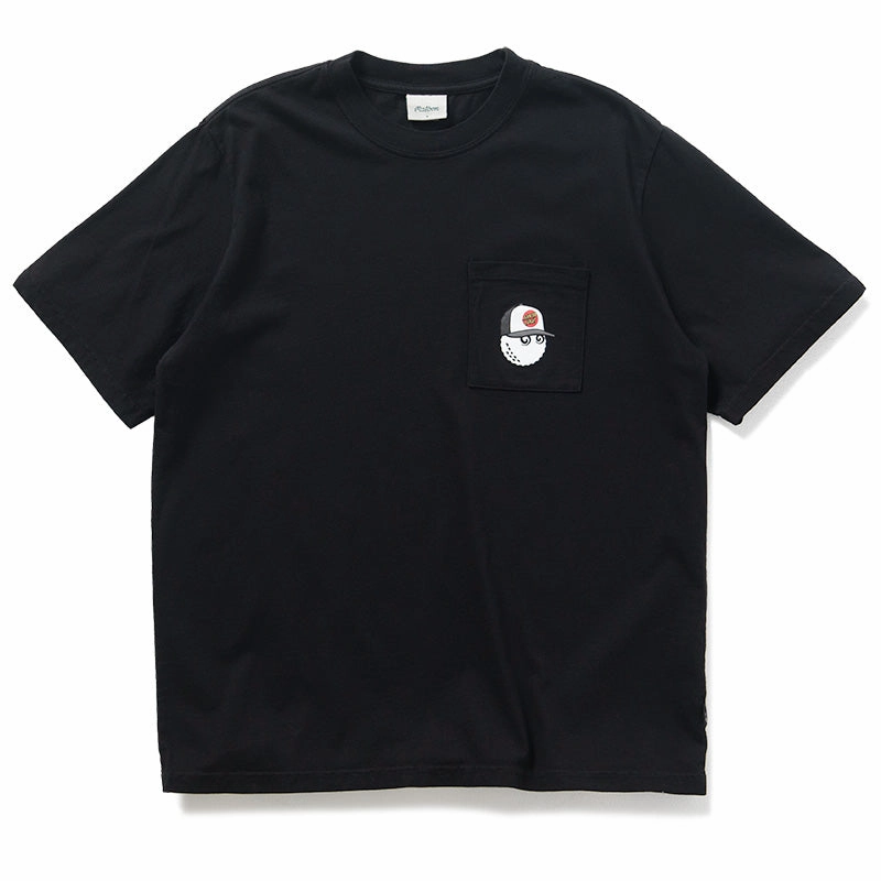 Patchwork baseball Malbon Golf x Santa Cruz Bermuda Bunker Tee - Black