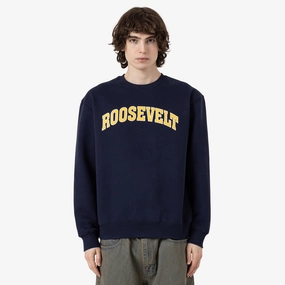 Metalwood Roosevelt Crewneck Sweatshirt / Navy product semi formal appeal