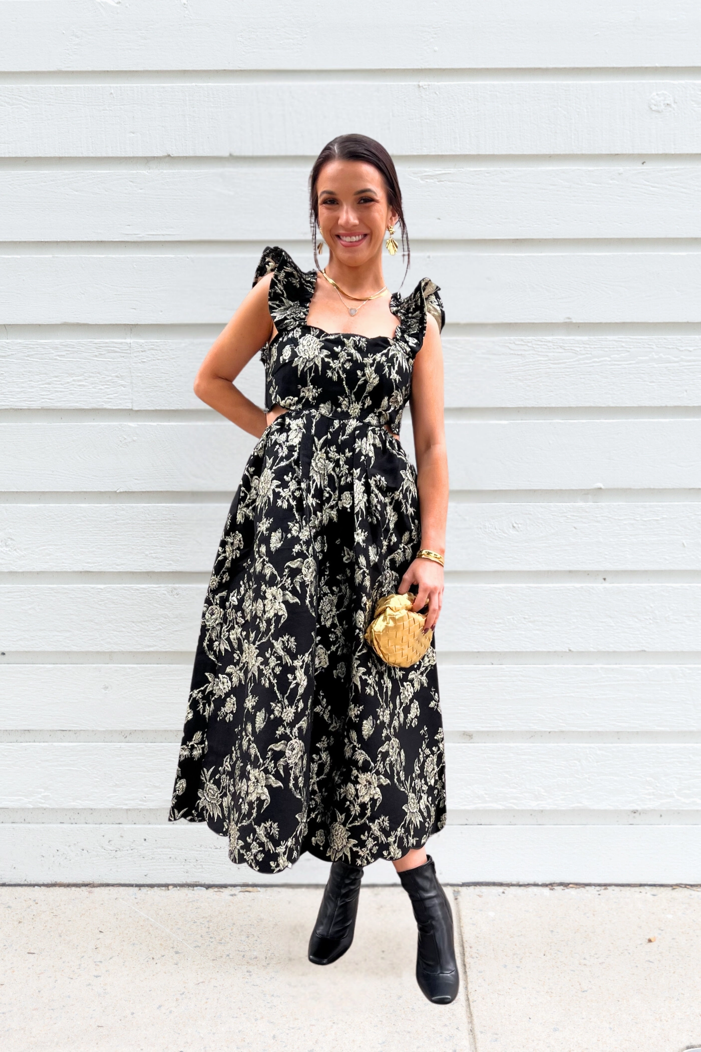 Flow Sleeve MARLEY MIDI DRESS