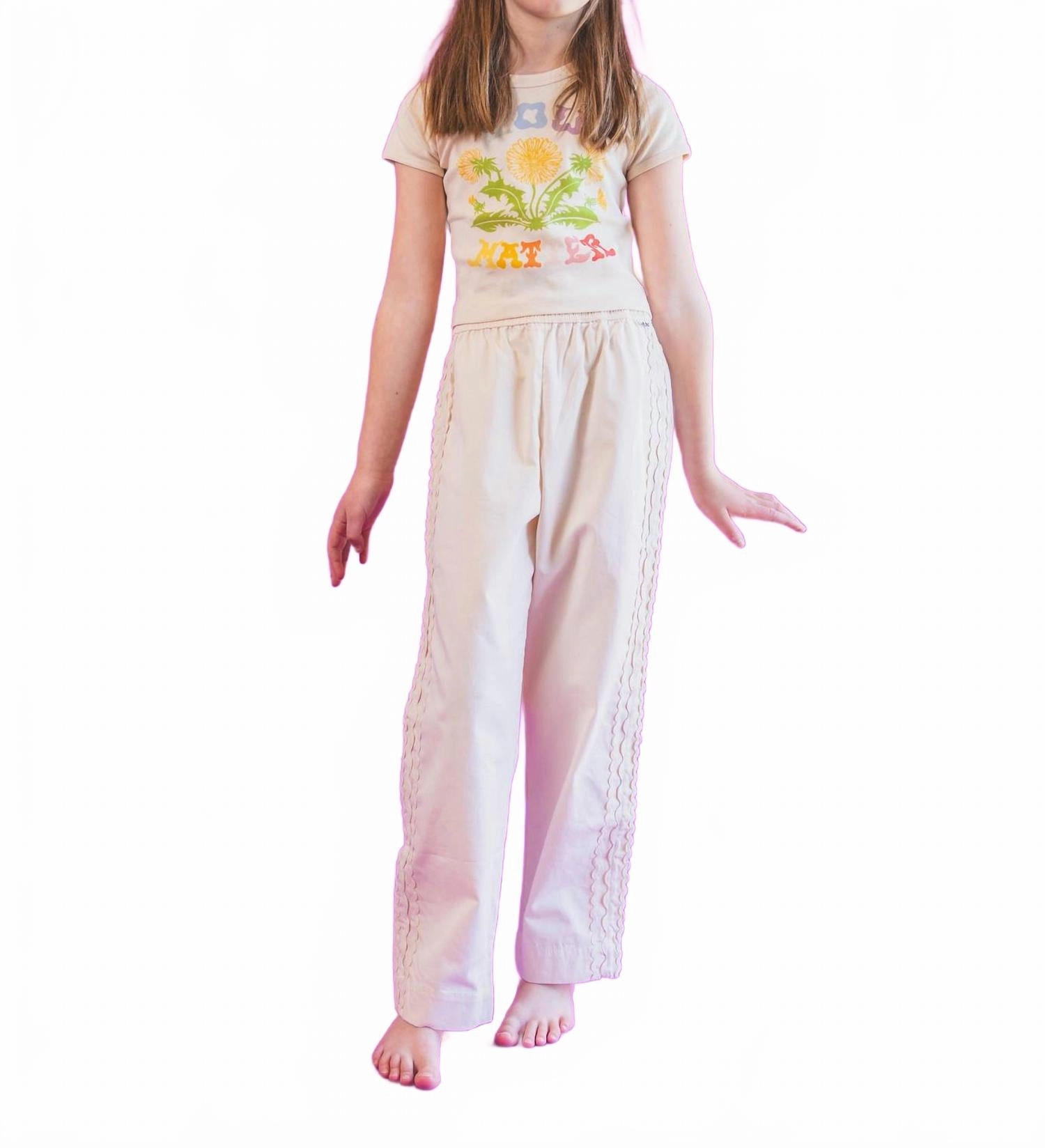 AntiSnagZippers Active Lifestyle Girls' Adelyn Pants In Beige