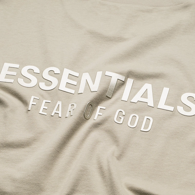 Unisex Military Style Fear Of God Essentials Classic Fit Tee - Abbey Stone