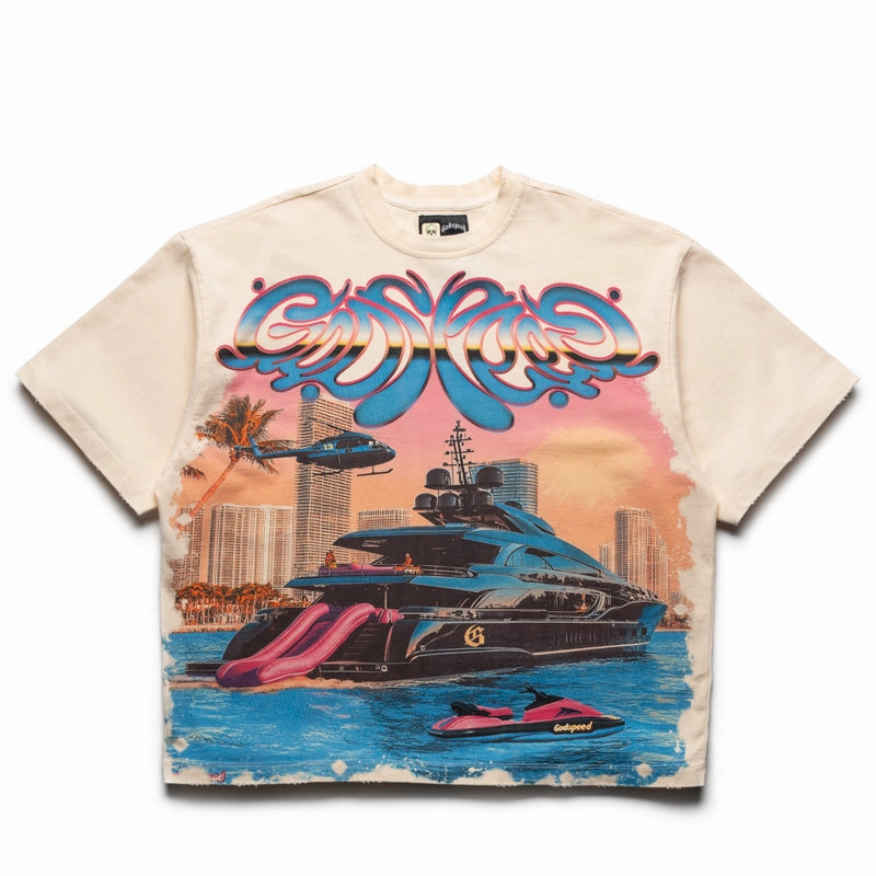 Godspeed New York Memento Vivere Tee - Bone Pullover Mall