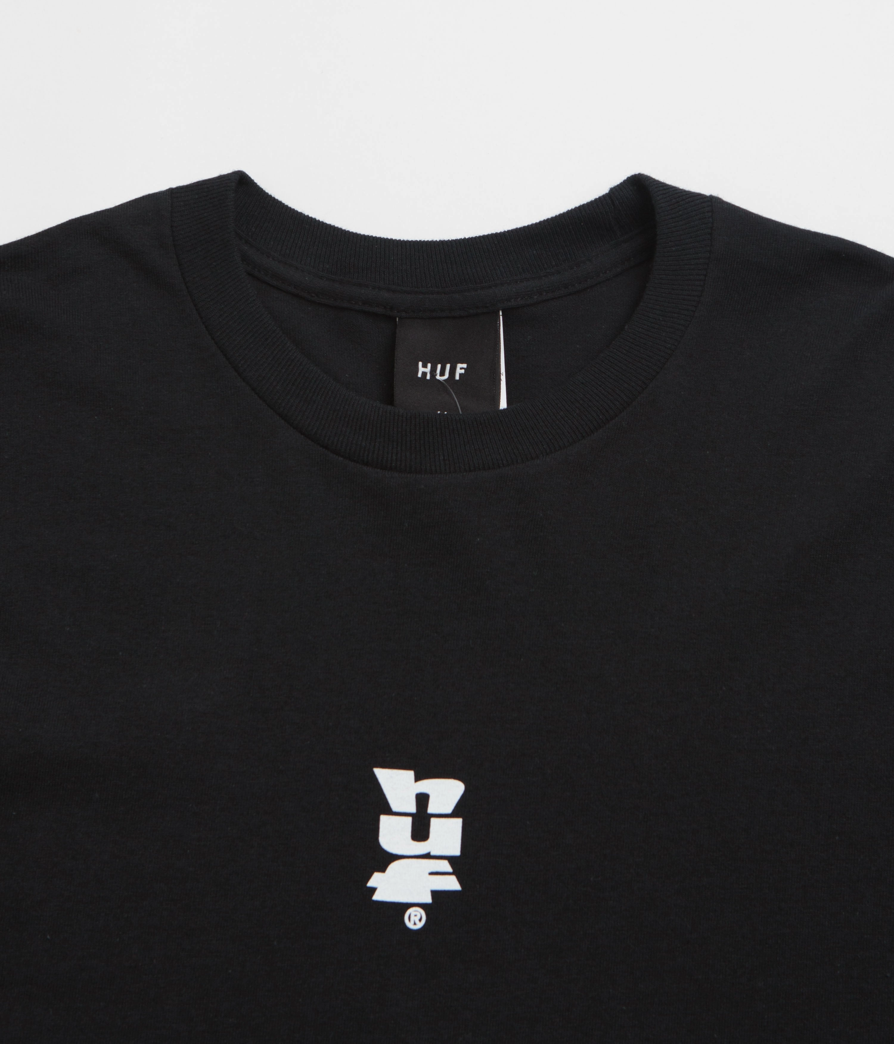 HUF Megablast Long Sleeve T-Shirt - Black shirt silhouette
