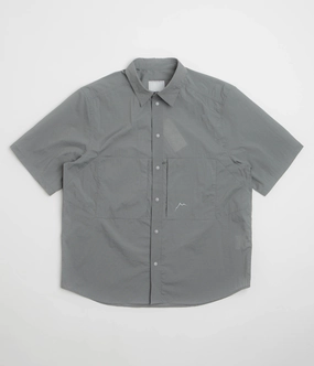 Holiday Gift Cayl CHK 2Pocket Short Sleeve Shirt - Dark Grey