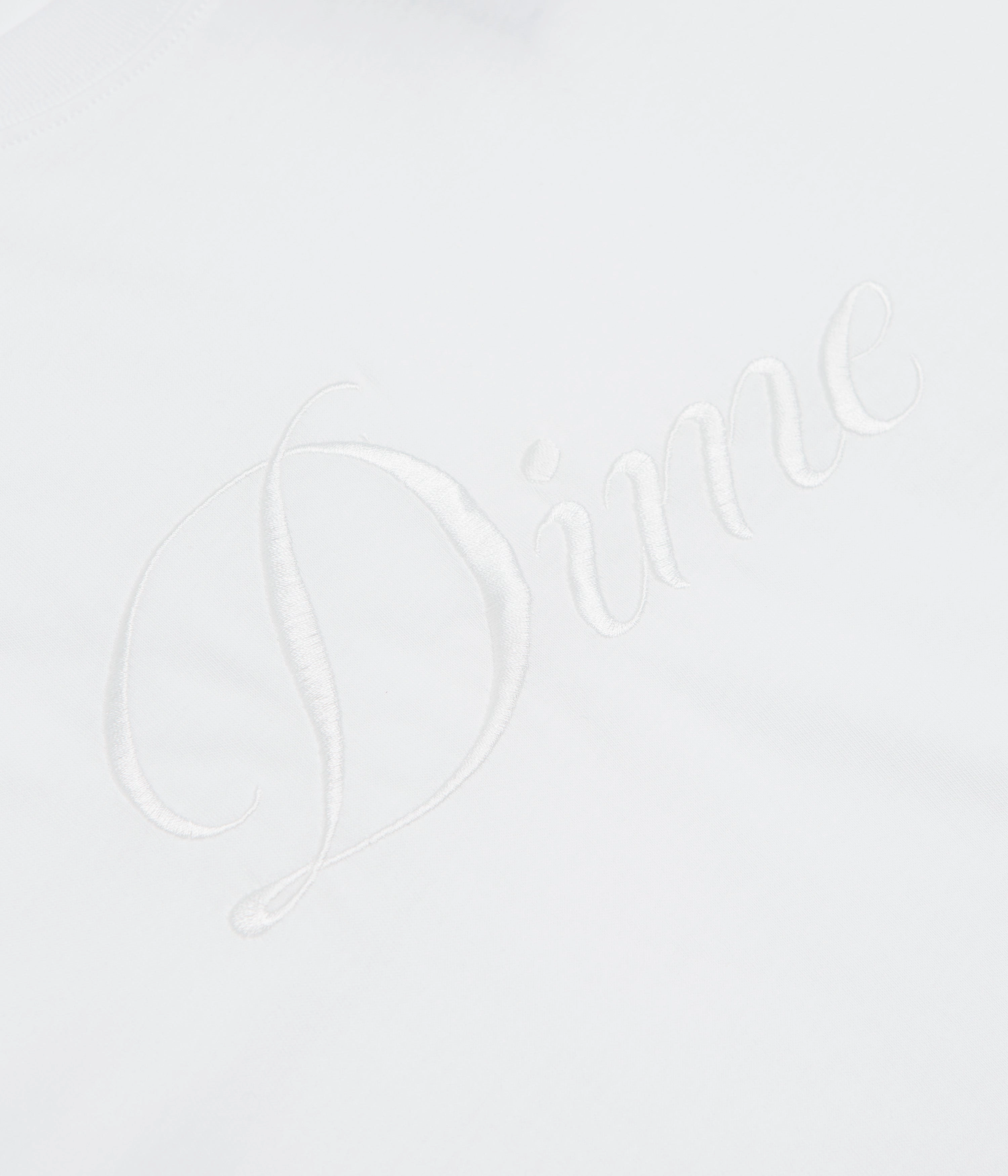 Dime Cursive T-Shirt - White Airbnb sunglasses
