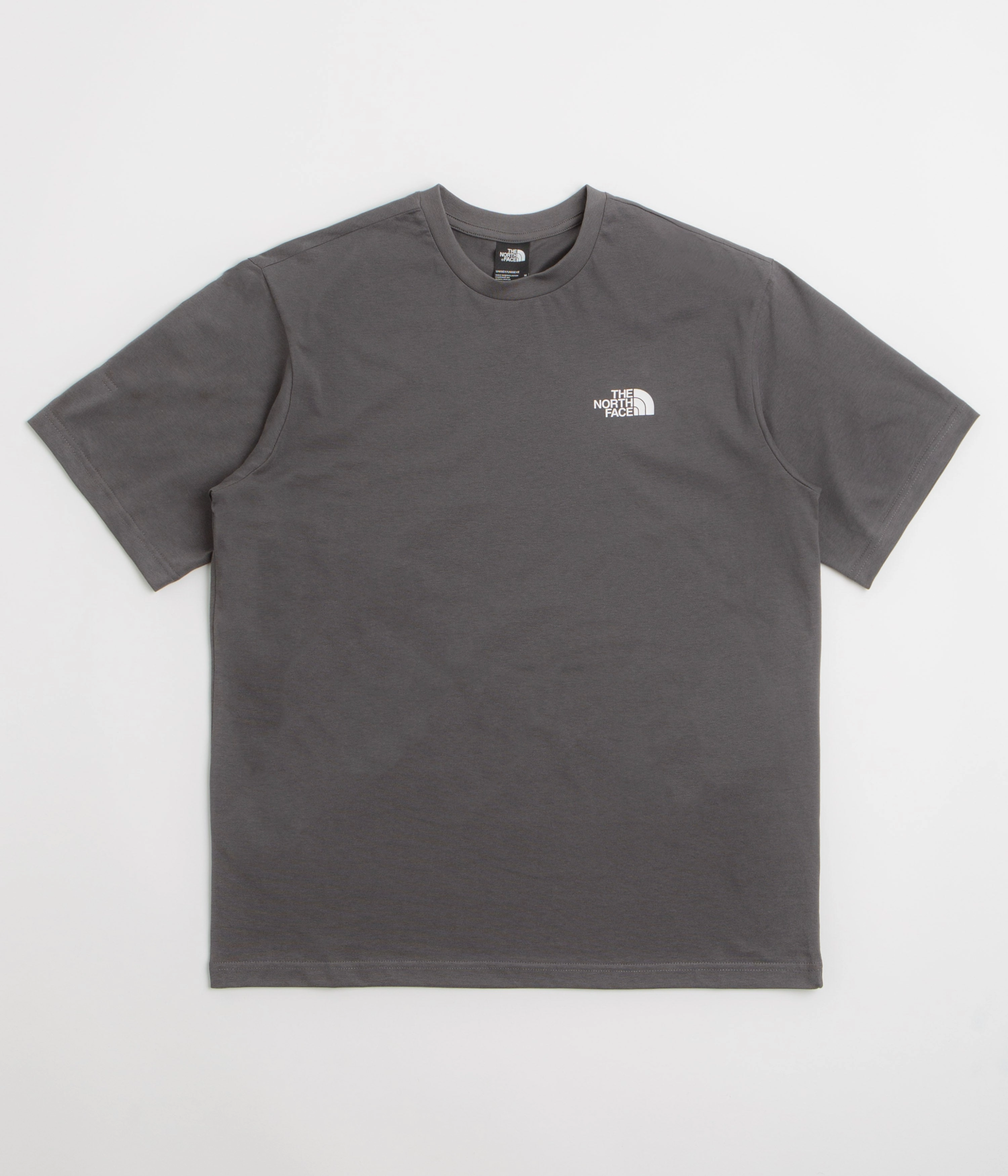 family event embroidered hem The North Face Explore Gear Relaxed T-Shirt - Anthracite Grey