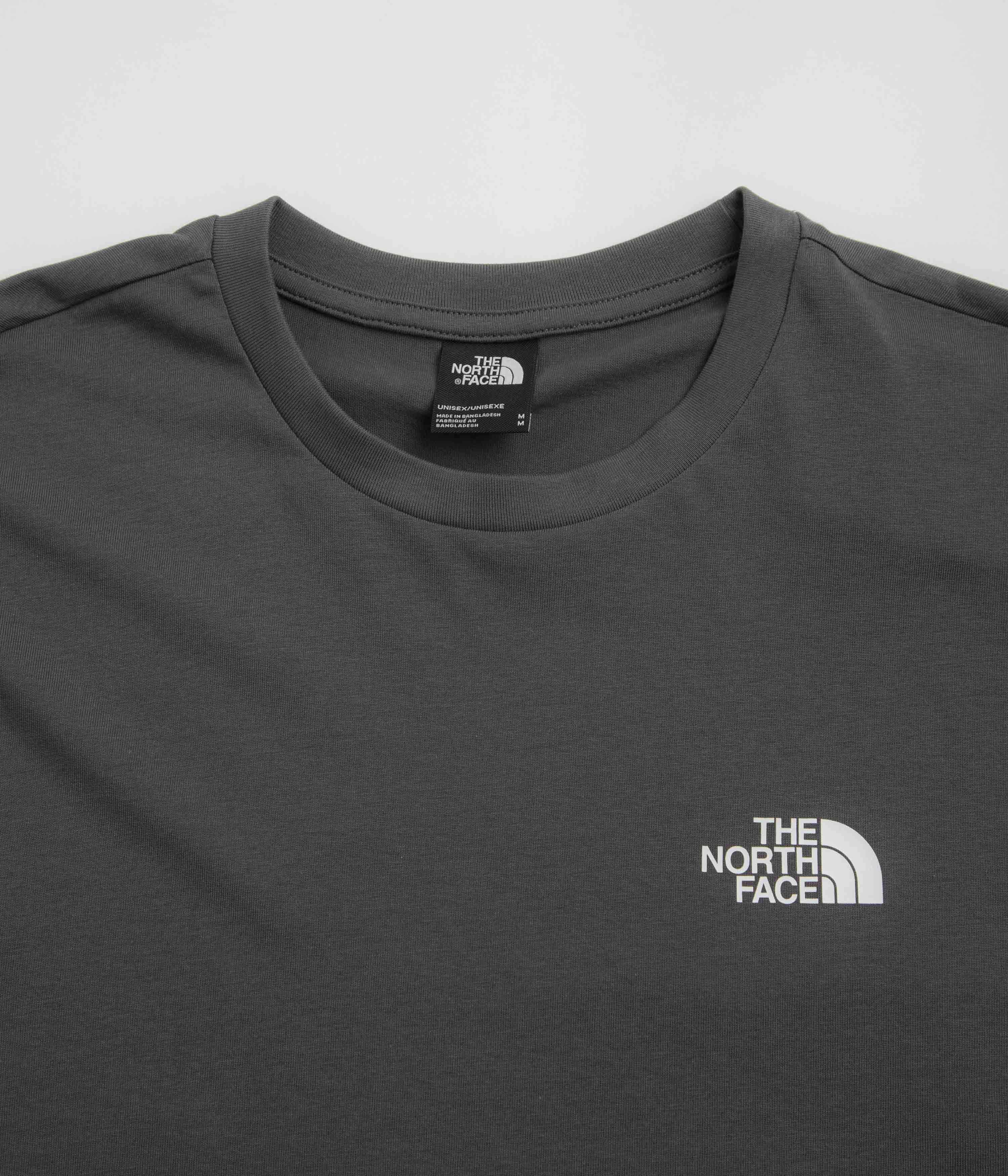 floral The North Face Explore Gear Relaxed T-Shirt - Anthracite Grey
