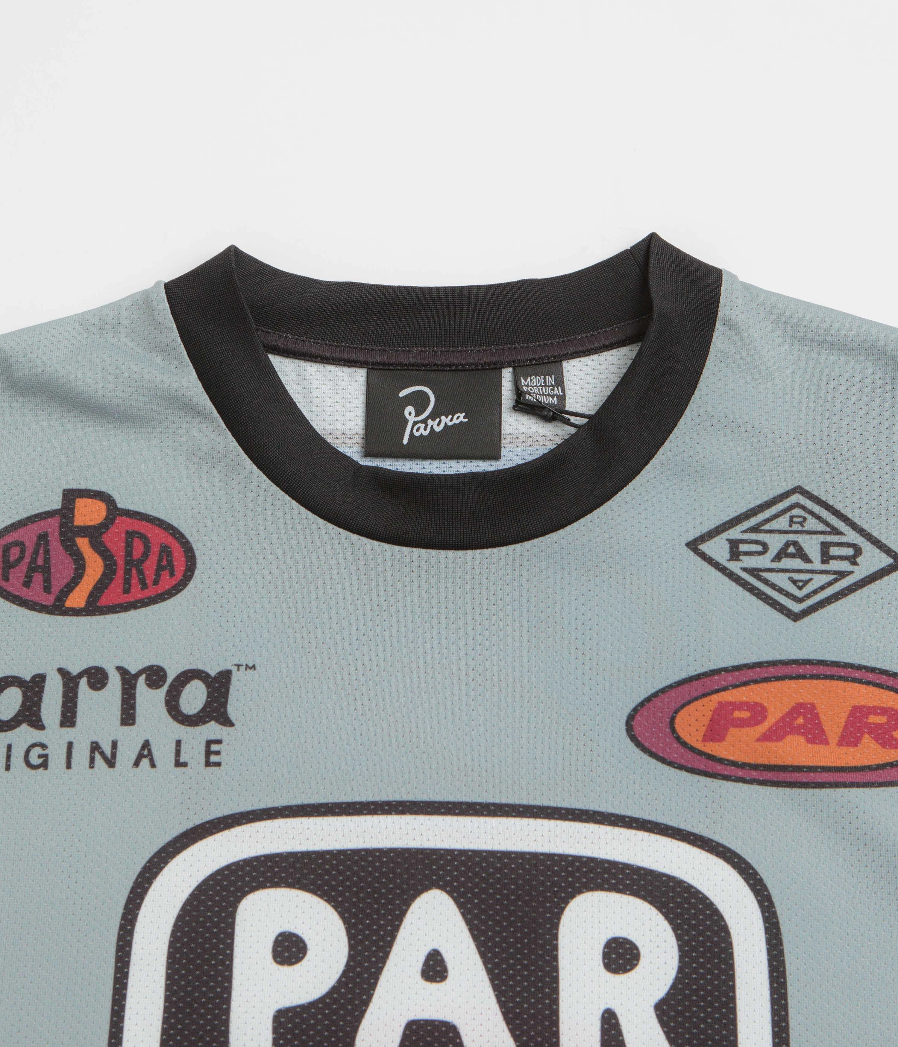 by Parra Dirt Jumper Long Sleeve T-Shirt - Grey hospital Breathable Mesh Panels