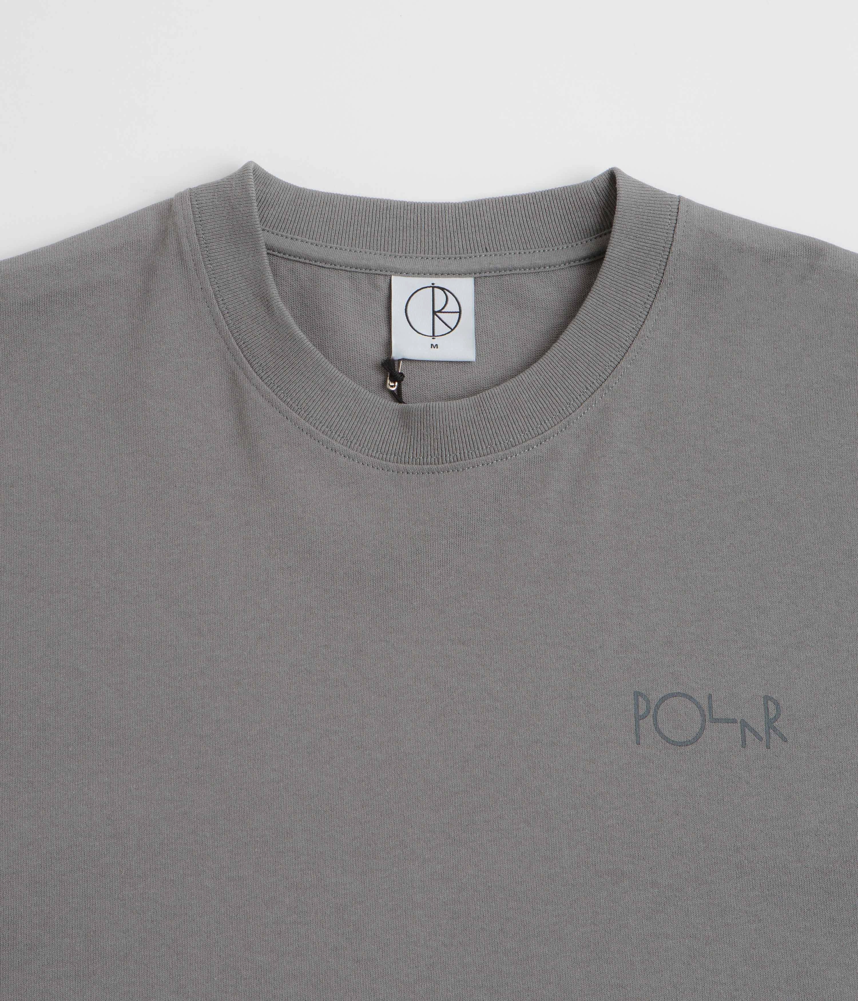 Trendy Fashion racerback Polar Contrast Stroke Logo T-Shirt - Grey