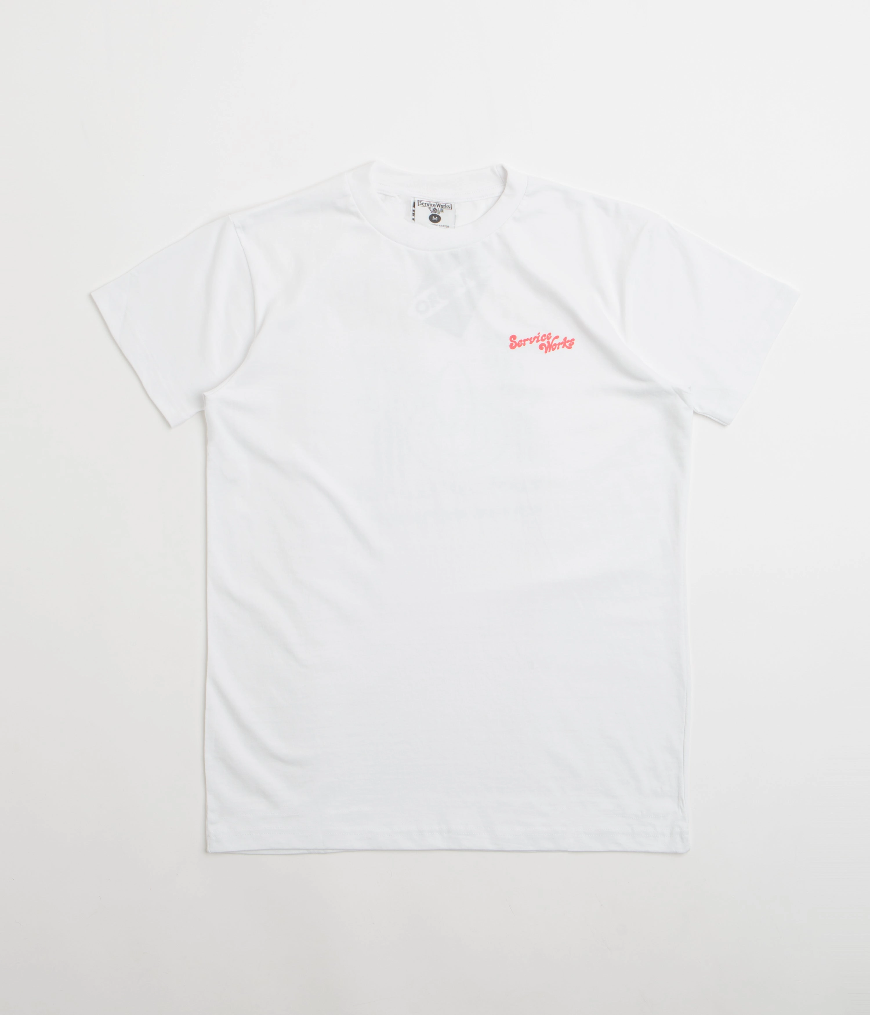 beads Service Works Work   Pleasure T-Shirt - White