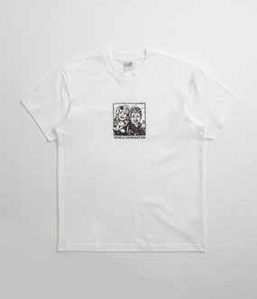Retro Polar World Domination T-Shirt - White / Black / White