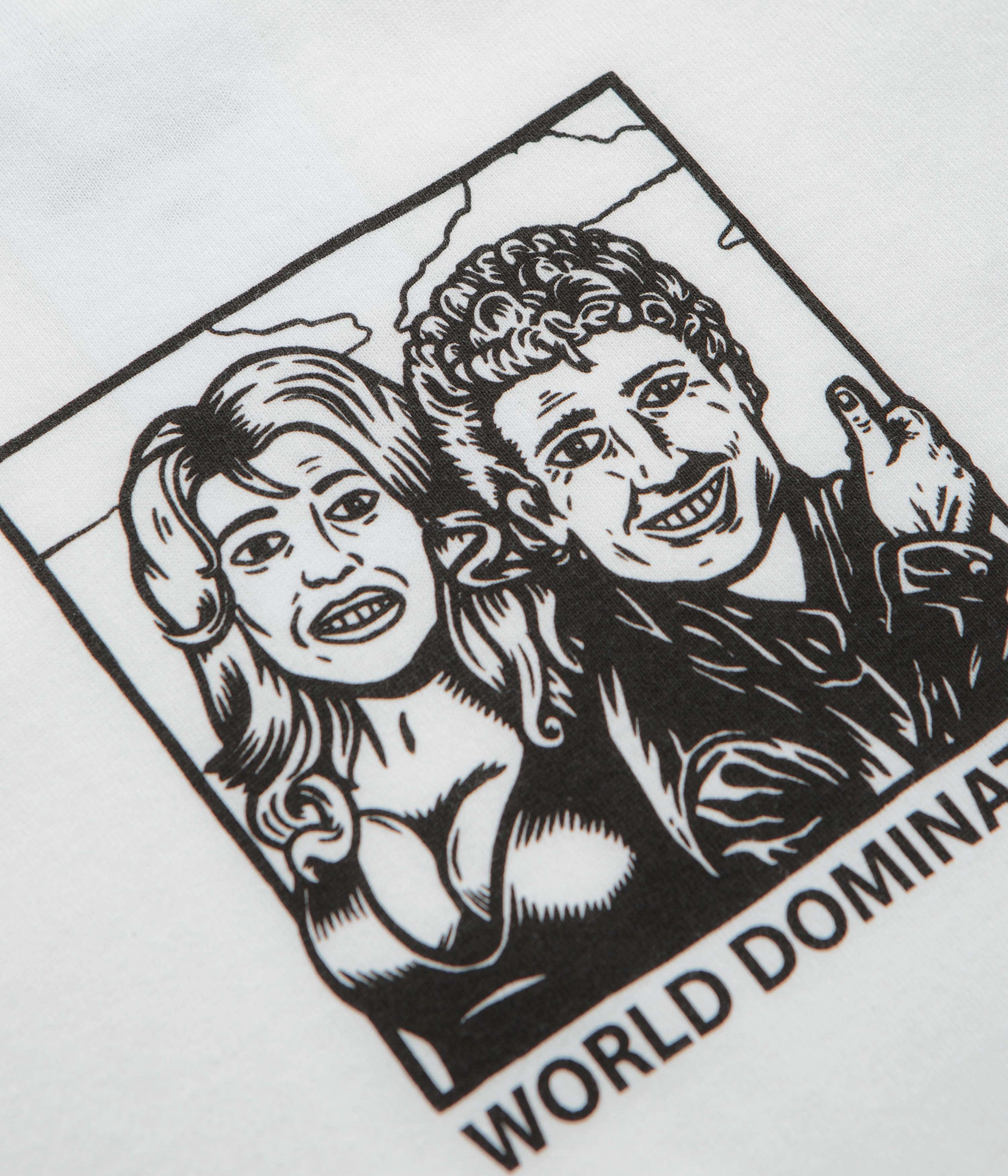 multi-piece Polar World Domination T-Shirt - White / Black / White