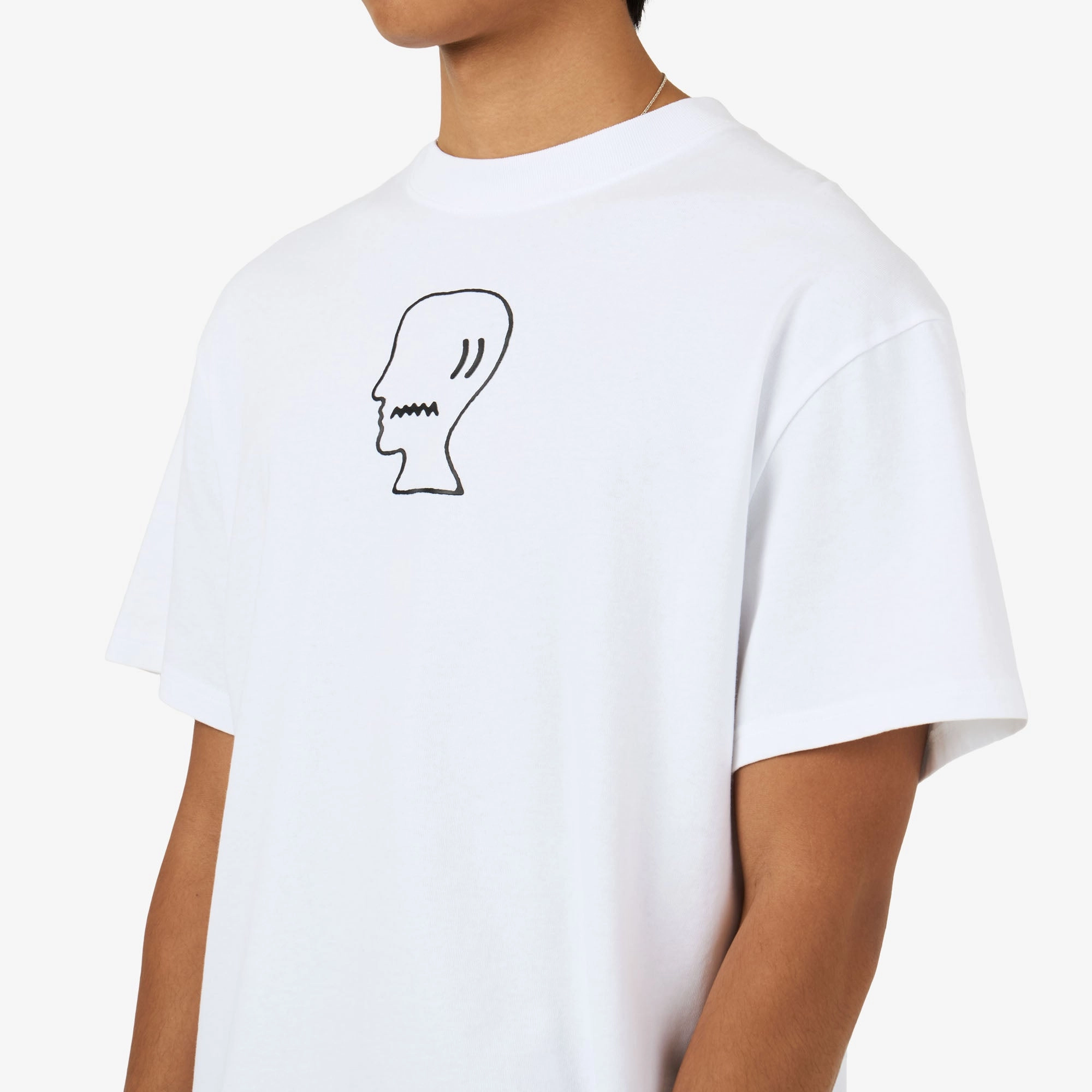 home event maternity wear Brain Dead Logohead T-Shirt White