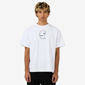 peak season Brain Dead Logohead T-Shirt White