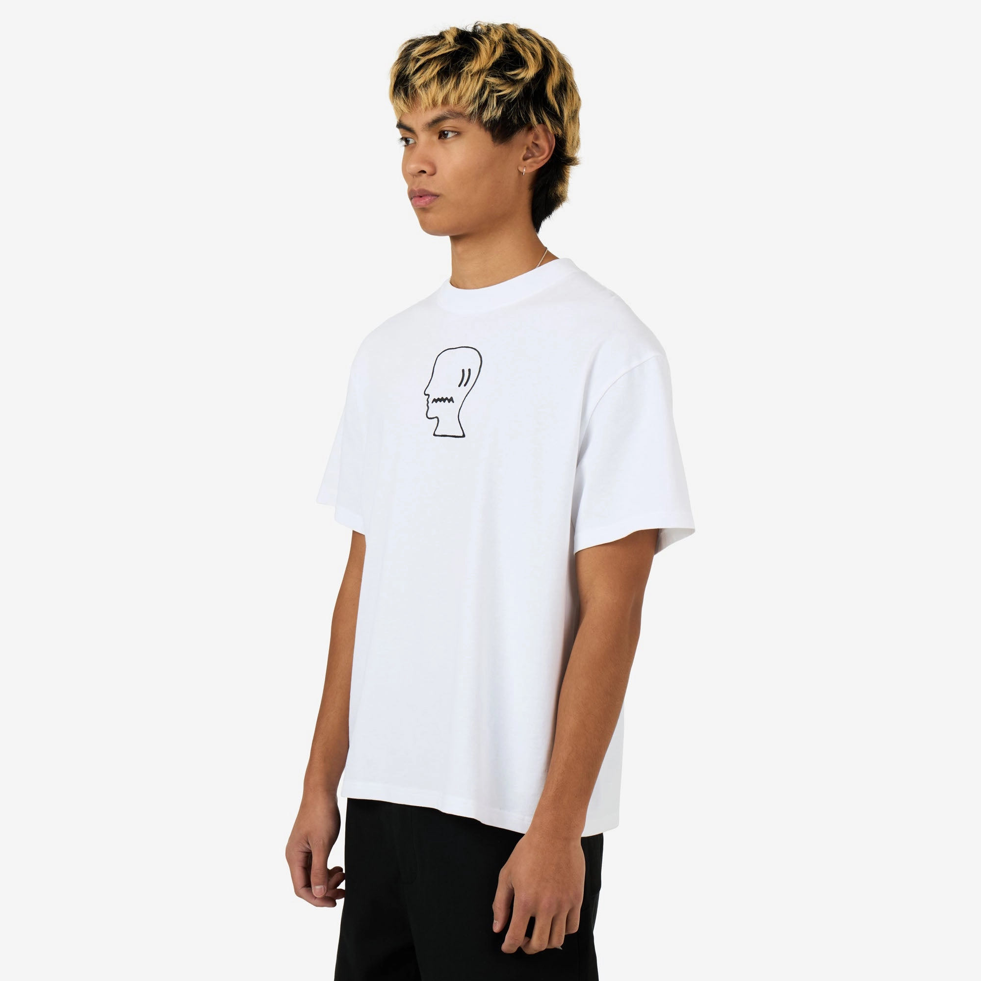 Loungewear casual event Brain Dead Logohead T-Shirt White