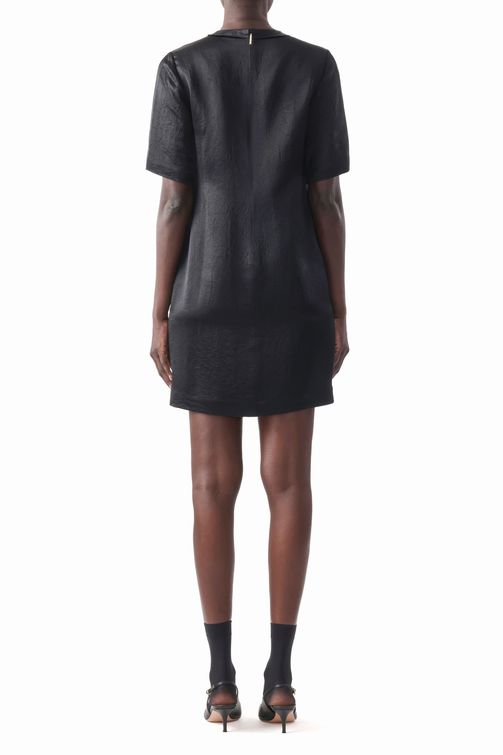 Lounge Base SHORT SLEEVE DRESS WITH EMBROIDERY APPLIQUES